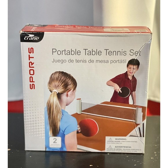 Portable Table Tennis Ping Pong Set Crane Sports New Unused Open Box - Picture 1 of 4